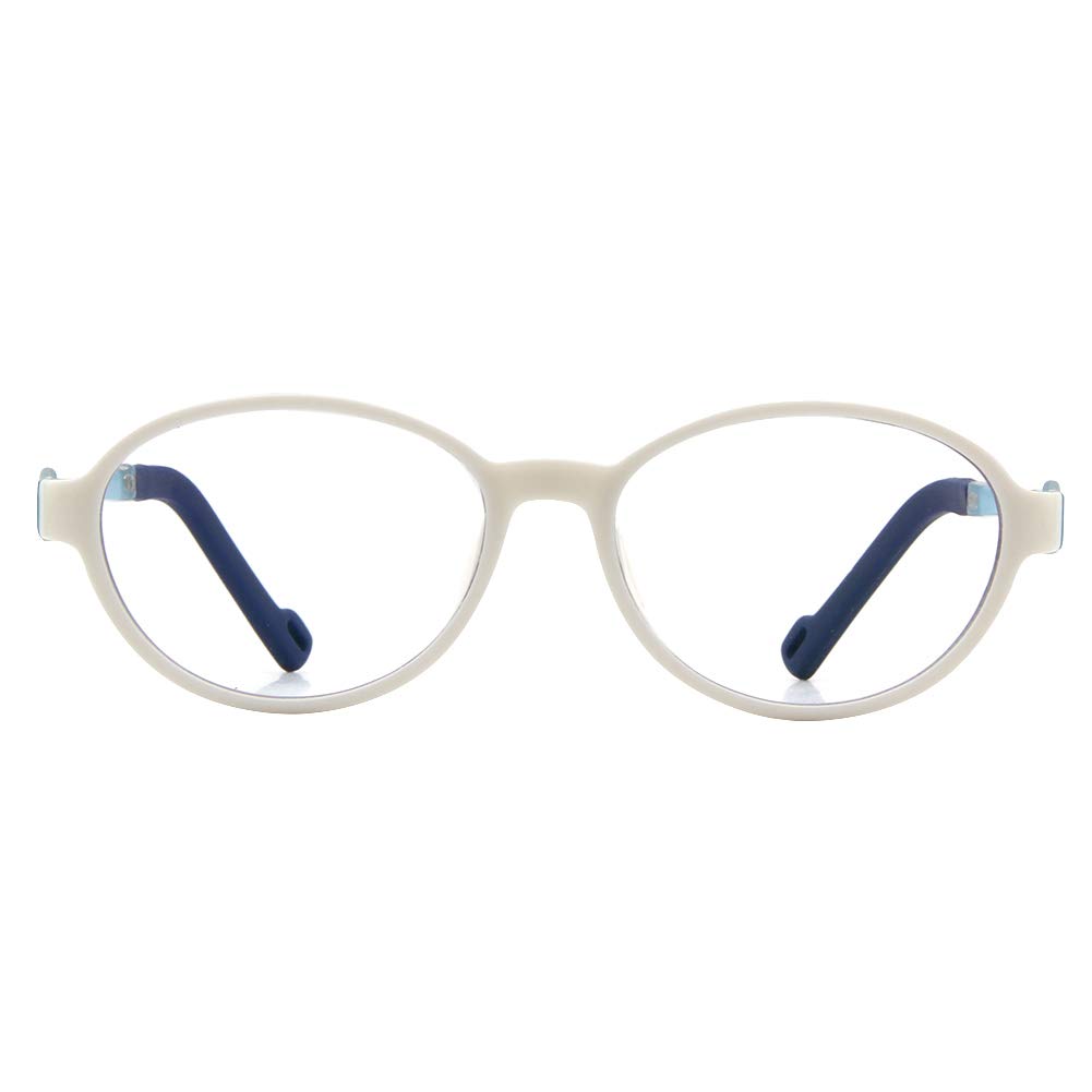 Cyxus Blue Light Blocking Glasses for Computer Use - Anti Eyestrain Round Eyewear with UV Protection - Perfect for Gaming, Working & Screen Time (Black Frame)