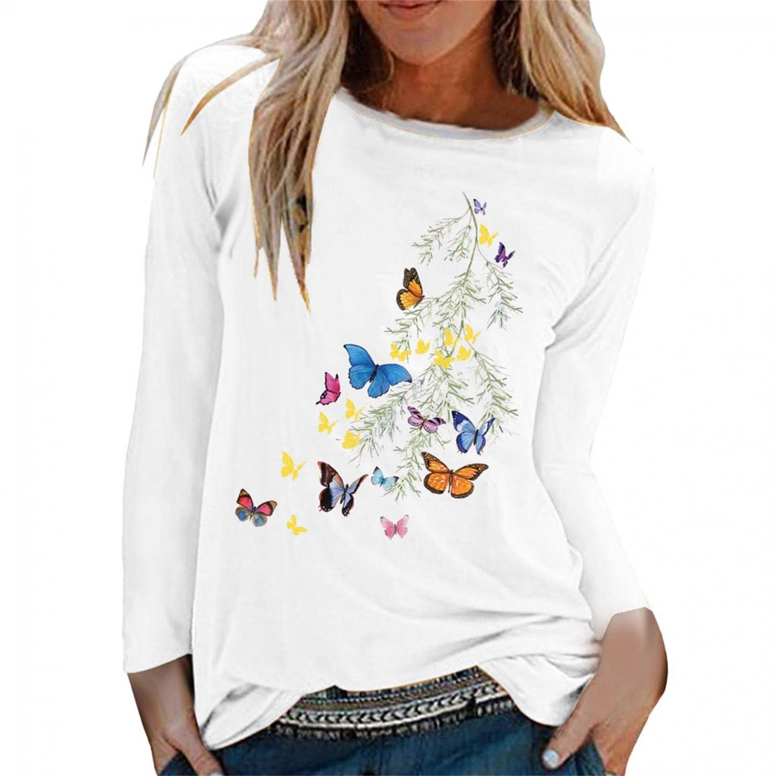 Elegant Women's Lace Long Sleeve Tunic Top - Plus Size Dressy Casual Blouse with Round Neck | Perfect for Office Wear, Date Nights & Special Occasions
