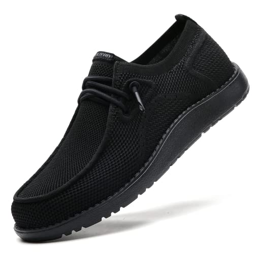 Extra Wide Shoes for Men - Comfortable Wide Width Walking Shoes & Slip-On Loafers - Plantar Fasciitis Relief - Perfect for Work, Travel & Daily Comfort