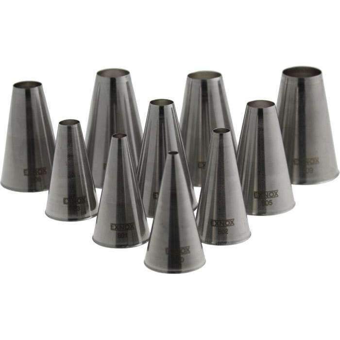 10-Piece Straight Tip Set for Hair Styling - Perfect for Salon, Home Use & DIY Hairstyles
