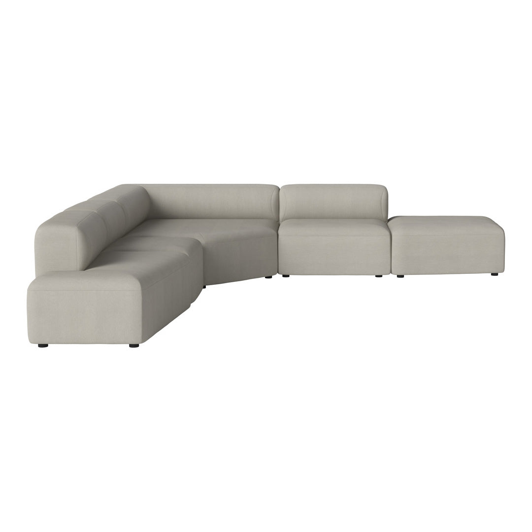 Modern Angle Corner Sofa with Open End & Chaise Lounge - Perfect for Living Room, Family Room or Apartment Relaxation