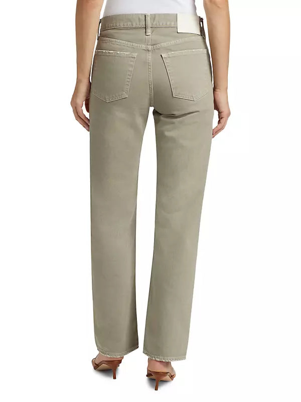 Moussy Bayonne Straight Low Rise Jeans for Women - Slim Fit Denim Pants for Casual Wear & Everyday Outfits