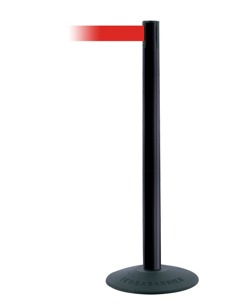 Retractable Barrier Post - Adjustable Safety Bollard for Crowd Control & Parking - Ideal for Warehouses, Events, and Driveways
