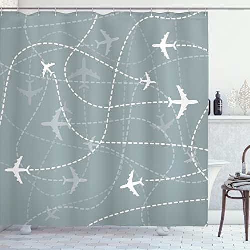 Grey Teal White