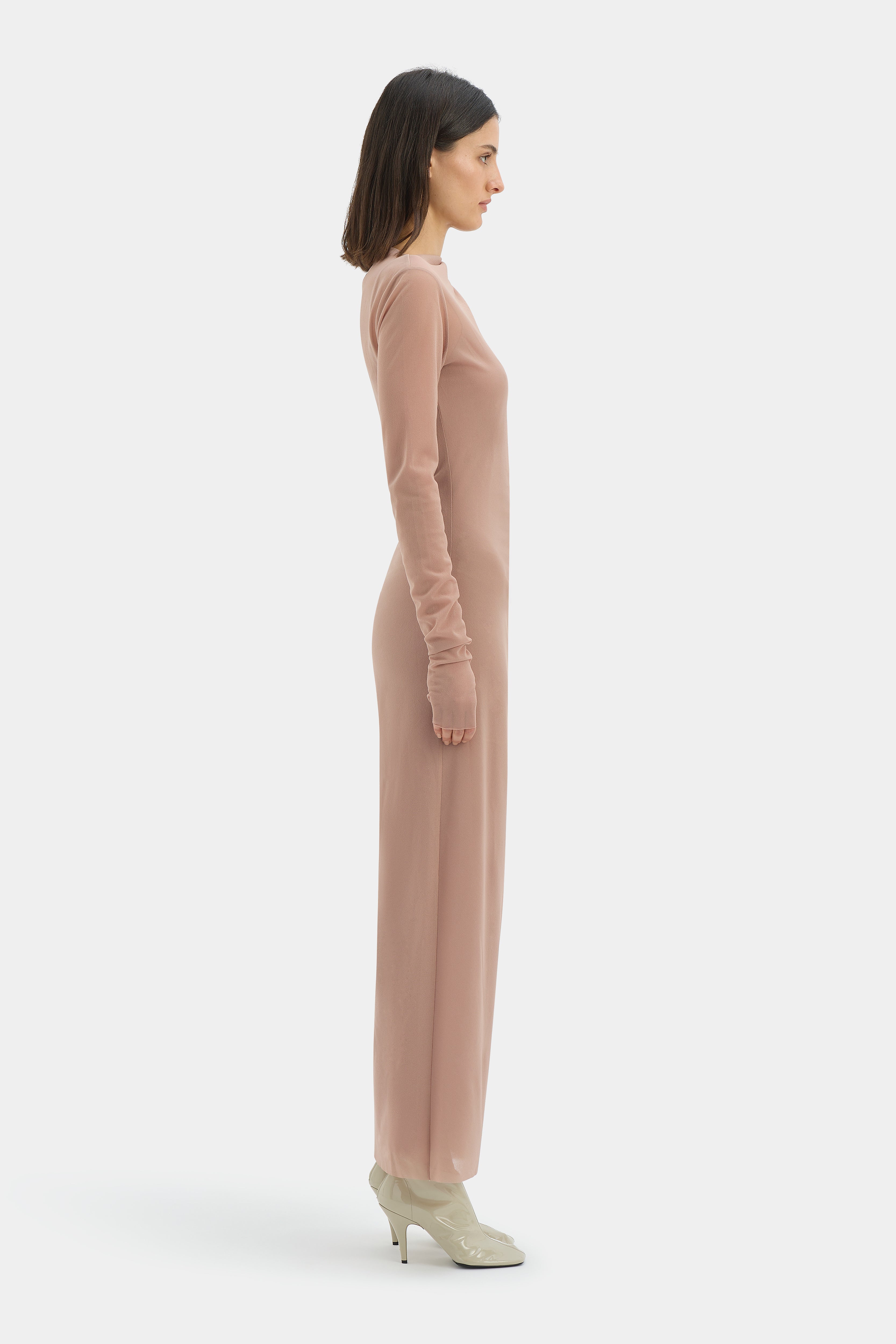 Elegant Ruby Red Draped Gown for Women - Formal Evening Dress for Prom, Wedding & Special Occasions