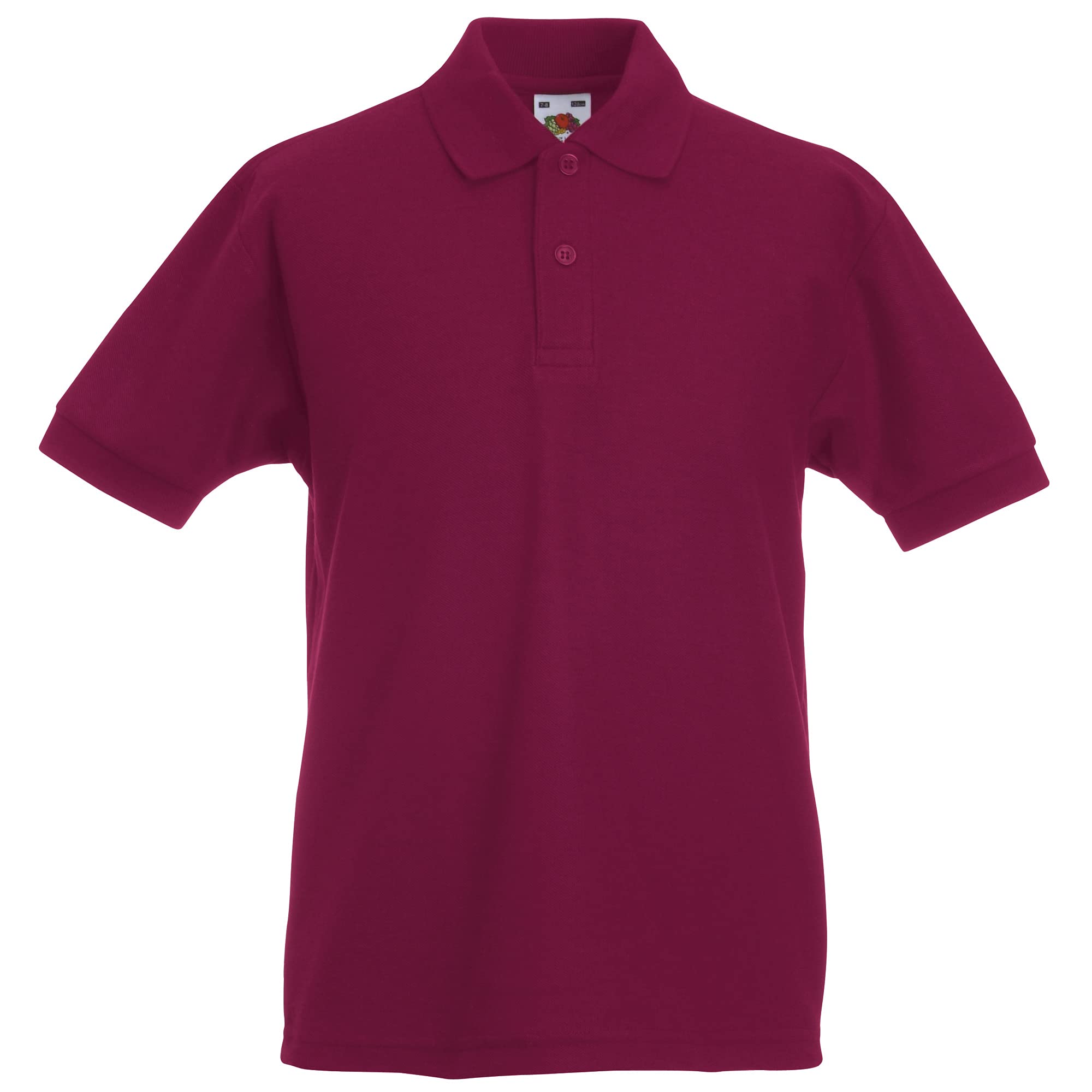 Fruit of the Loom Kids' Short Sleeve Polo Shirt - Soft Cotton Comfort Fit for Boys & Girls - Perfect for School, Playdates & Casual Outings