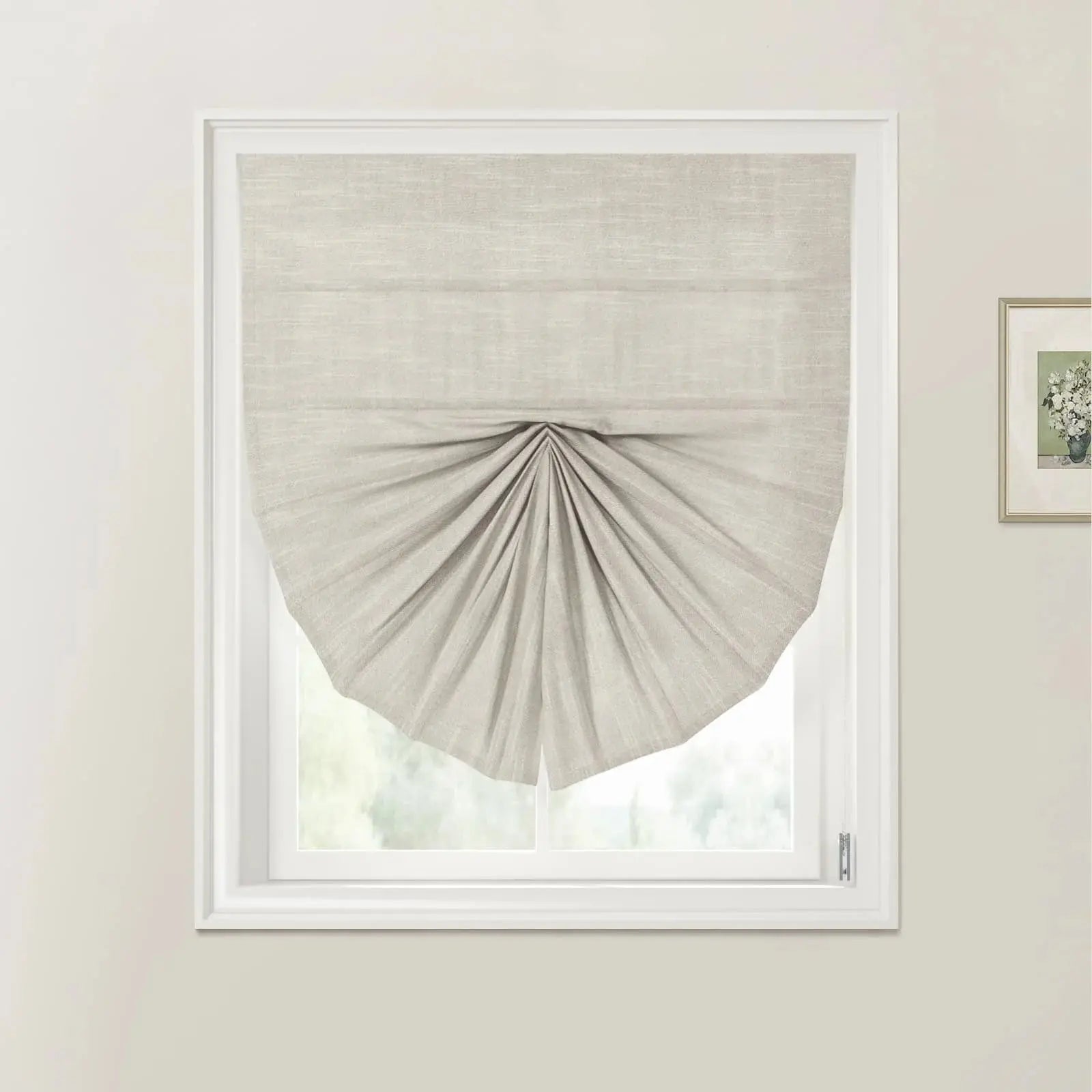 Custom Roman Shades with Cord Lift - Blackout Window Blinds for Bedroom & Living Room - Elegant Home Decor & Light Control Solution