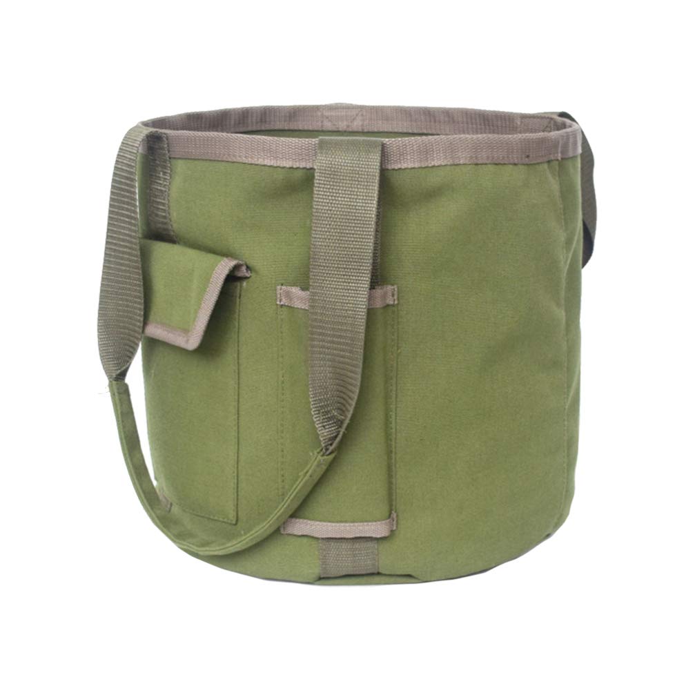 DOITOOL Gardening Tool Bag - Heavy Duty Garden Tool Organizer with Pockets, Portable Tote for Planting, Shovels & Supplies - Perfect for Outdoor Gardening, Landscaping & Yard Work