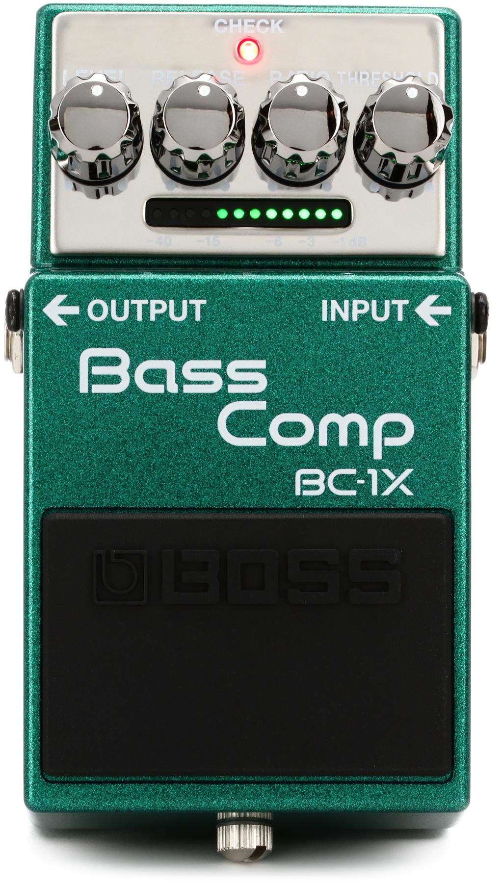 BOSS BC-1X Bass Compressor Pedal - Professional Bass Guitar Effects Pedal with 4 Modes for Studio & Live Performance