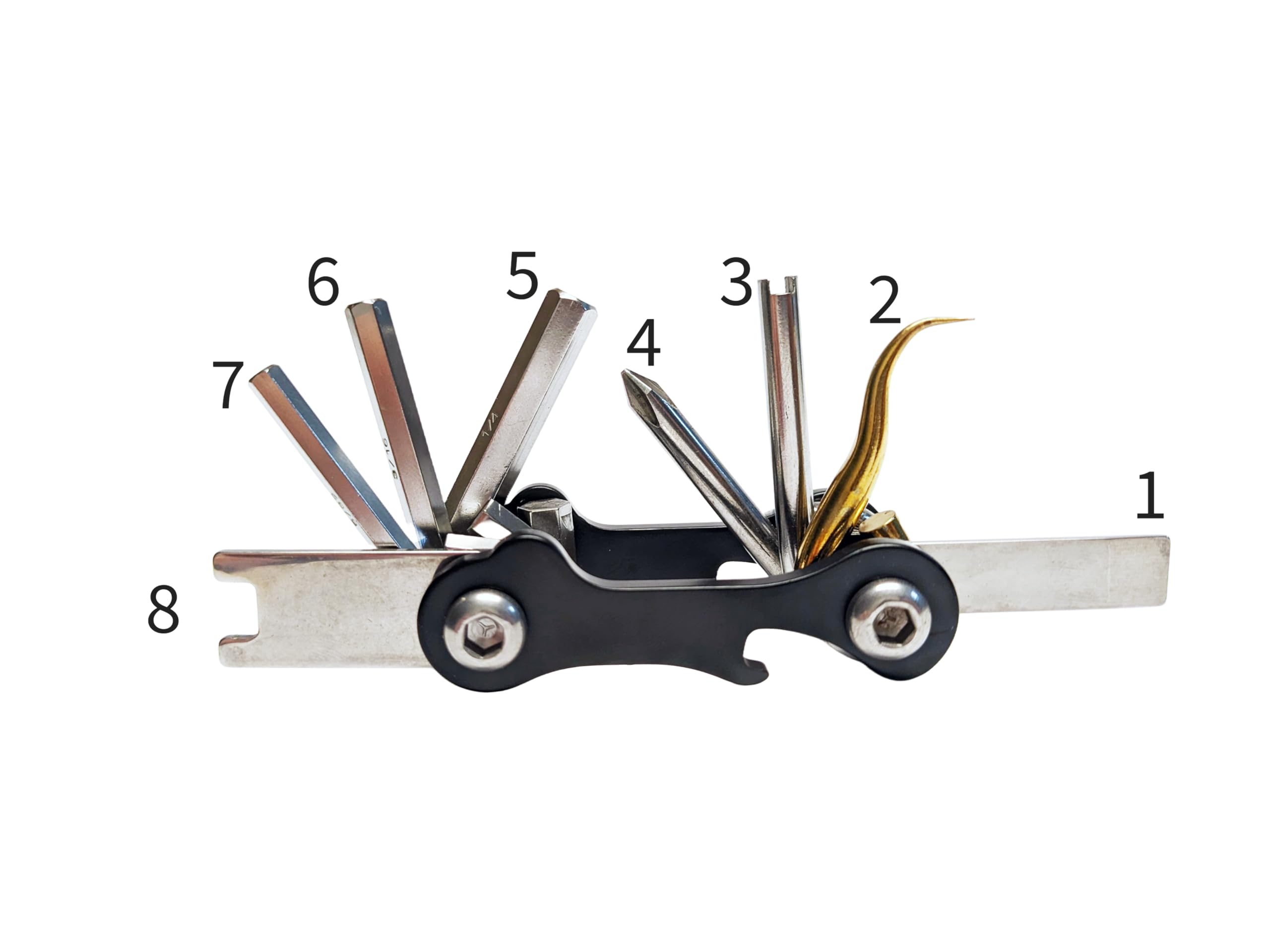 Storm 8-in-1 Multi-Function Tool - Compact, Durable & Versatile for Camping, Hiking, and Outdoor Adventures