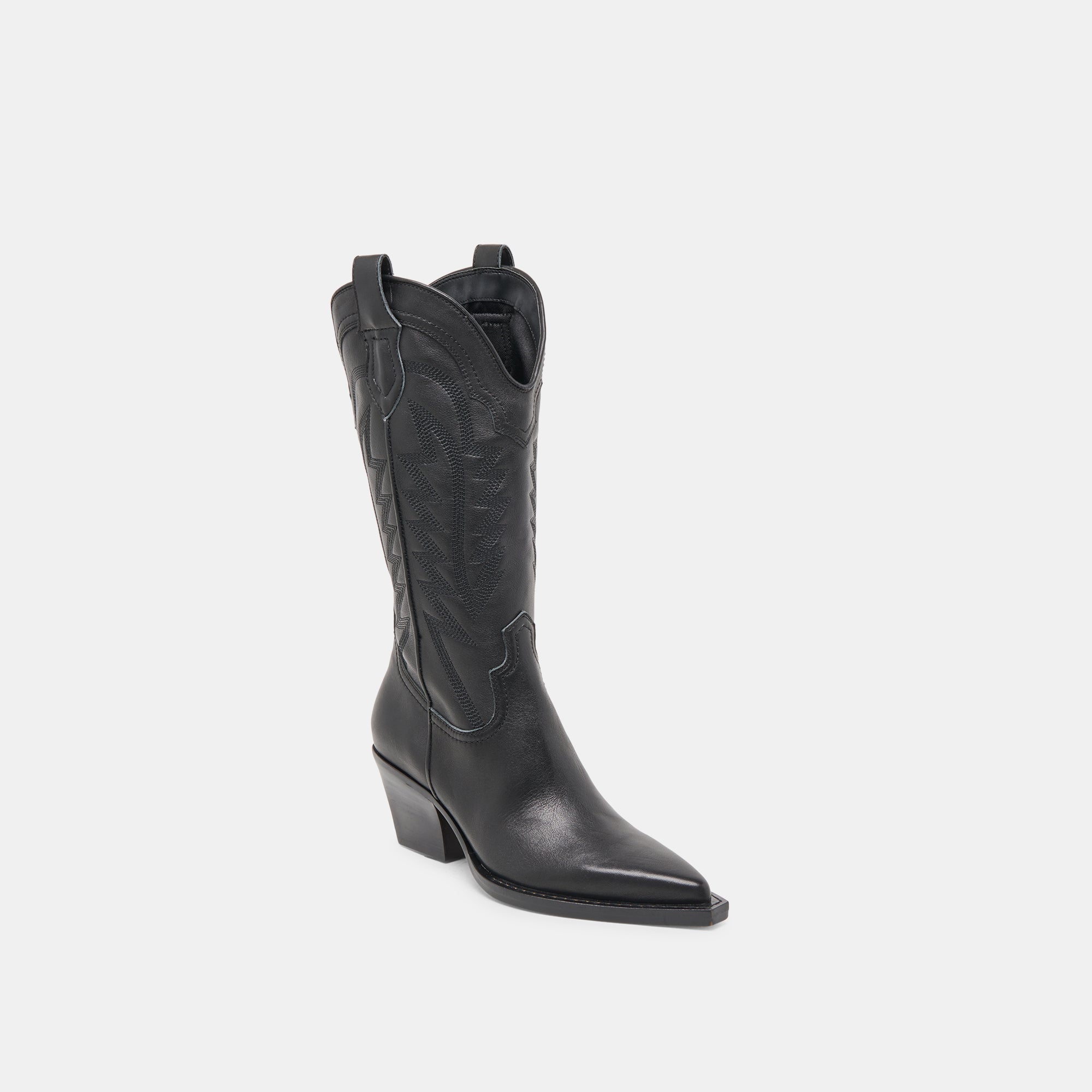 RYLAND Black Leather Boots for Men & Women - Stylish & Durable Footwear for Outdoor, Work, and Casual Wear