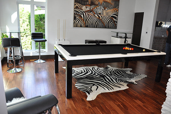 Canada Billiard La Condo Evolution Dining Pool Table - Premium Convertible Game Table for Dining & Billiards | Perfect for Home Entertainment, Game Rooms & Man Caves