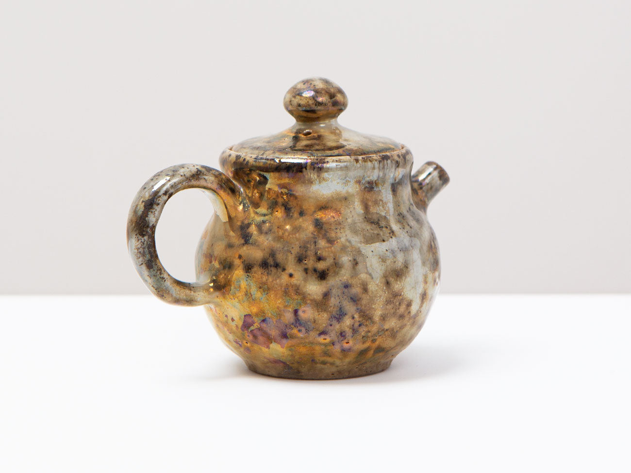 Shino Gold Glaze Ceramic Vase - Handcrafted Japanese Pottery for Home Decor, Wedding Centerpieces & Gift Ideas