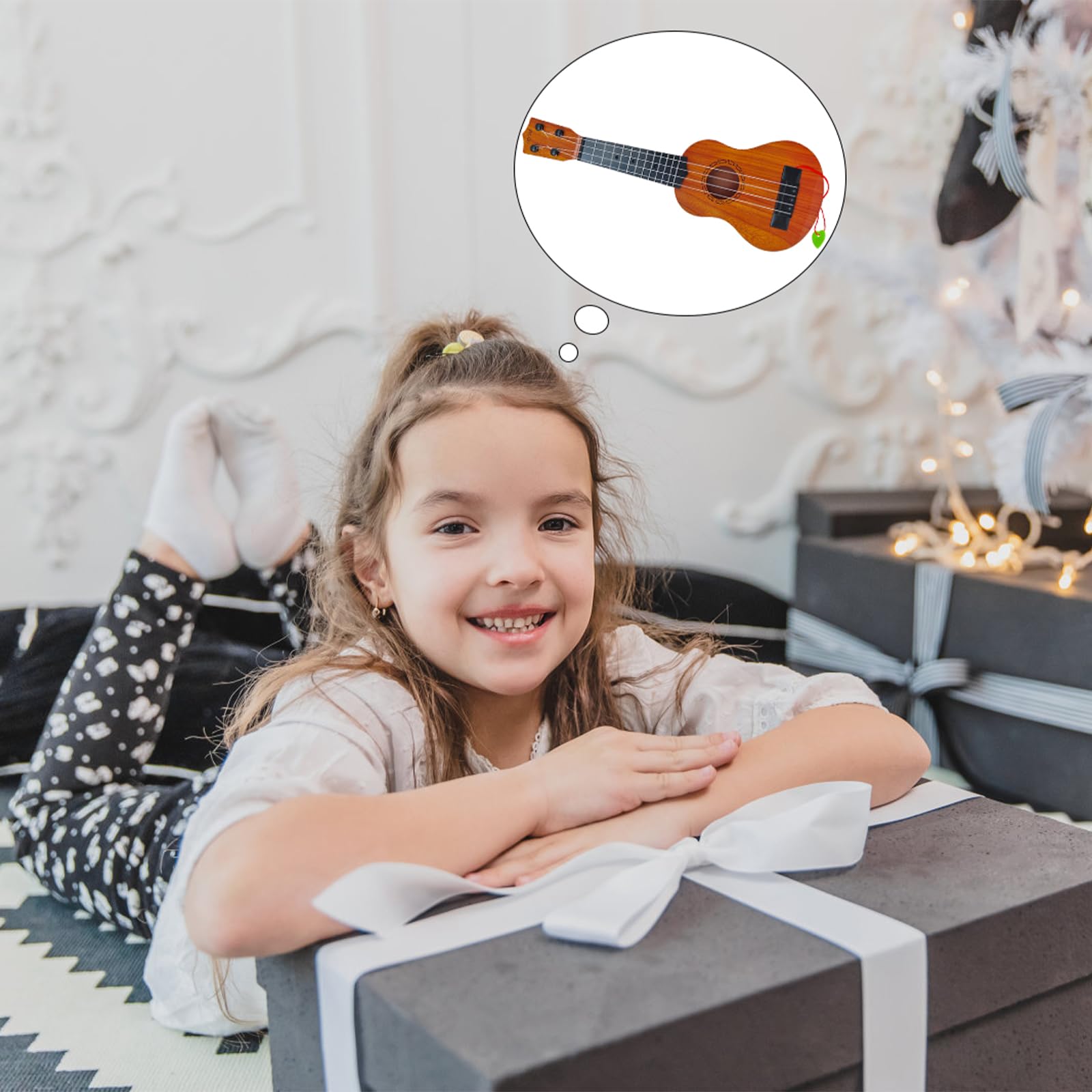 **17 Inch Kids Ukulele Guitar Toy - 4 String Classical Musical Instrument for Toddlers & Preschoolers | Educational Learning Toy for Music Lovers, Birthday Gifts & Early Childhood Development**