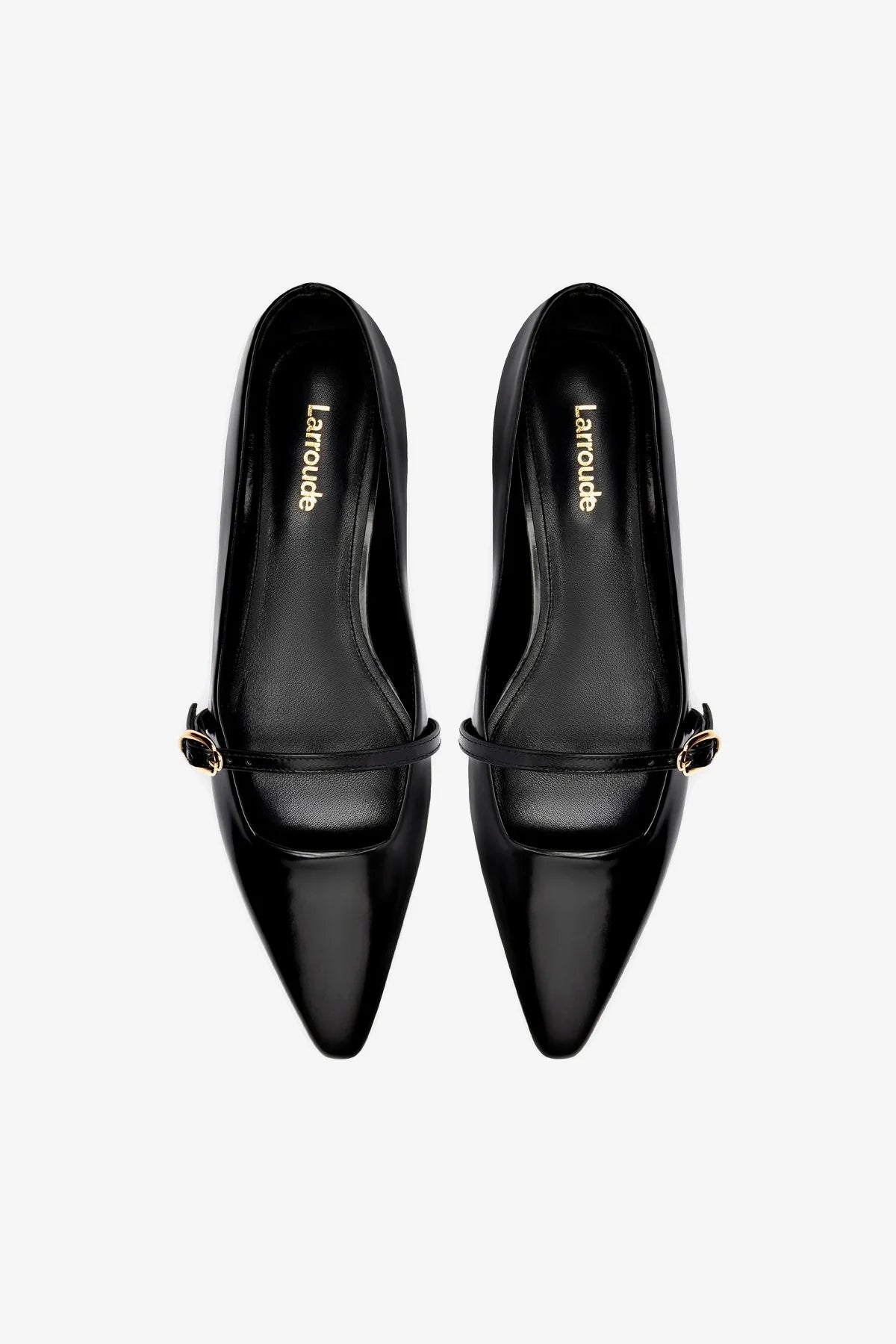 Stylish Irene Flat Shoes in Black Leather - Perfect for Women's Casual Wear, Office & Everyday Comfort