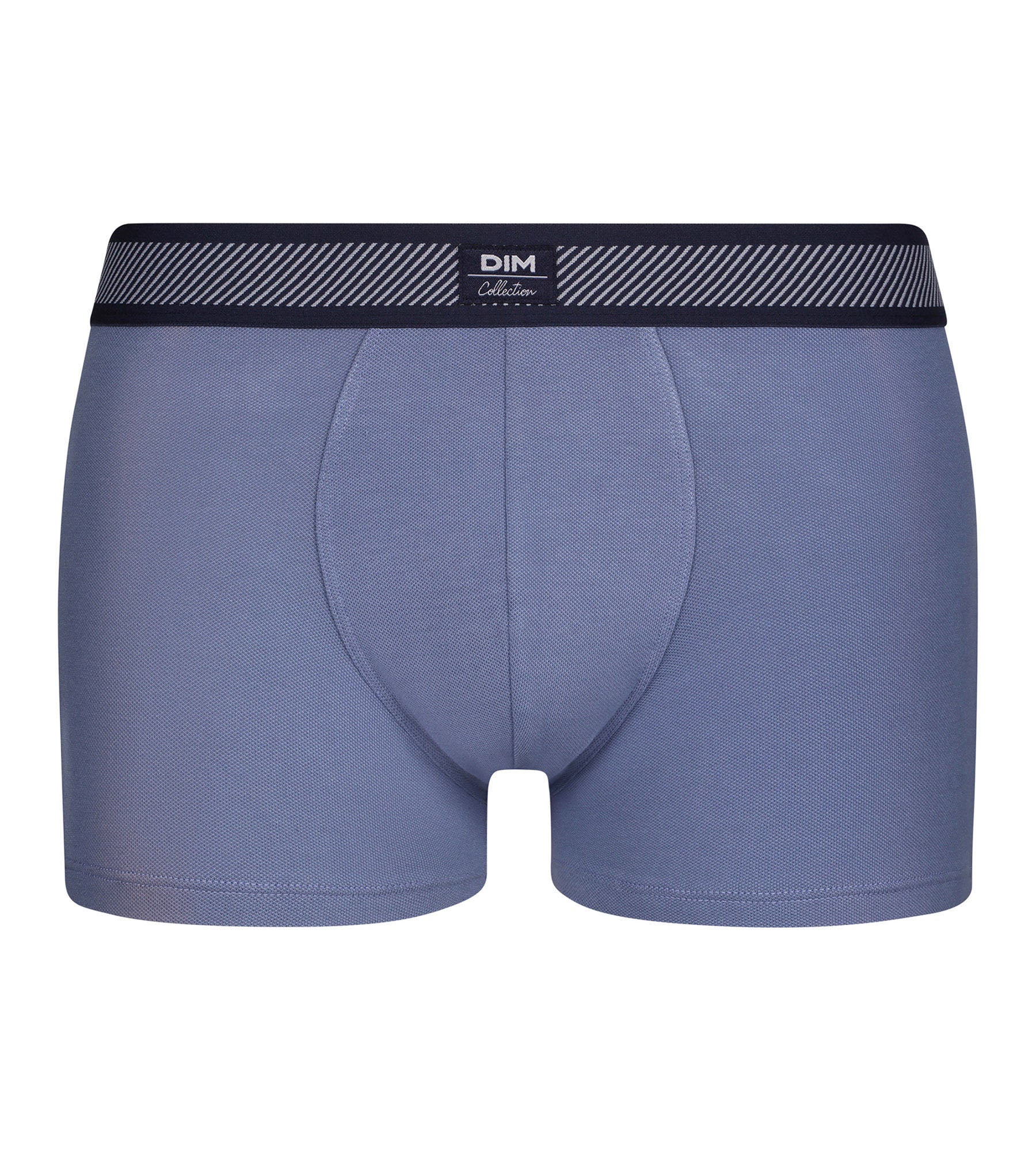 Men's Modal Cotton Boxer Briefs with Striped Waistband - Blue Maya Dim Smart - Comfortable Underwear for Daily Wear & Active Lifestyle