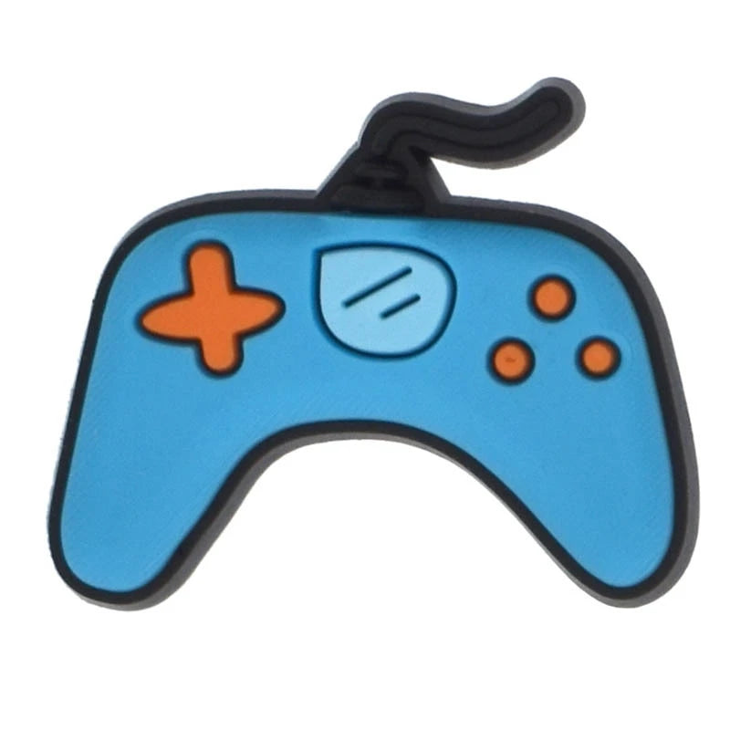Gaming Shoe Charms for Crocs - Game Controller Badges for Women & Kids - Shoe Pins & Decorative Buckles for Sandals, Jeans & Shoes - Perfect Christmas Gift & Fashion Accessories (Great for Cosplay, Gamer Parties & Everyday Style)