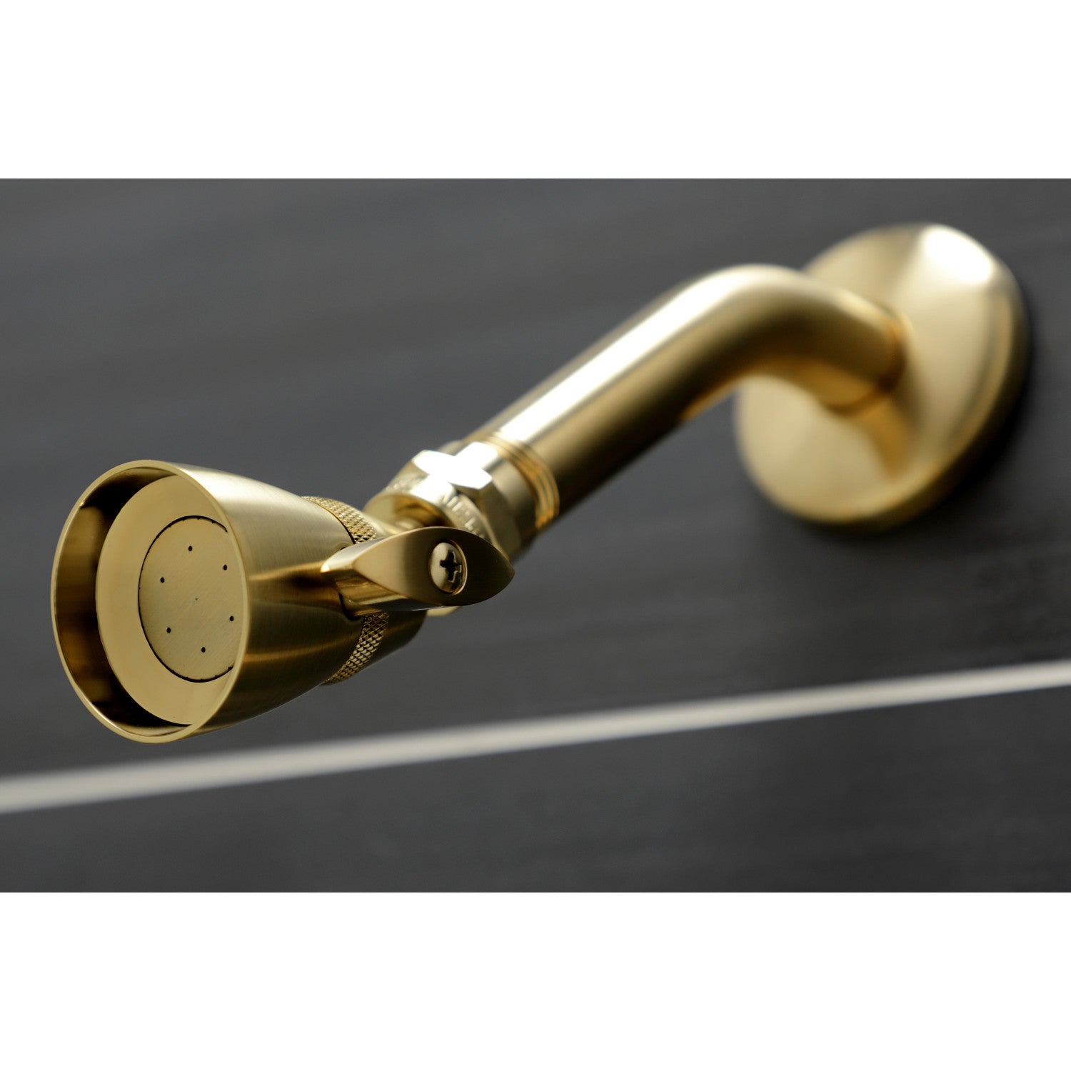 American Classic KB237ACL Triple Handle Tub and Shower Faucet in Brushed Brass - Vintage Style Bathroom Fixture for Bath Tub and Shower Combo, Perfect for Home Renovation and Luxury Bathroom Upgrade