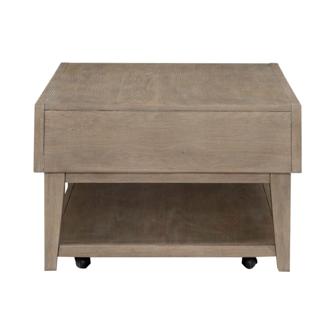 Modern Brentwood Cocktail Table - Stylish Round Coffee Table for Living Room, Lounge & Patio - Perfect for Entertaining Guests & Relaxing with Drinks