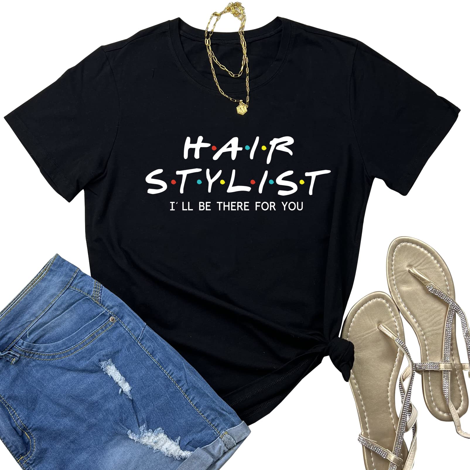 ROSEPARK Women's Cute Graphic T-Shirts - Casual Short Sleeve Tops for Everyday Wear, Street Style & Summer Outfits