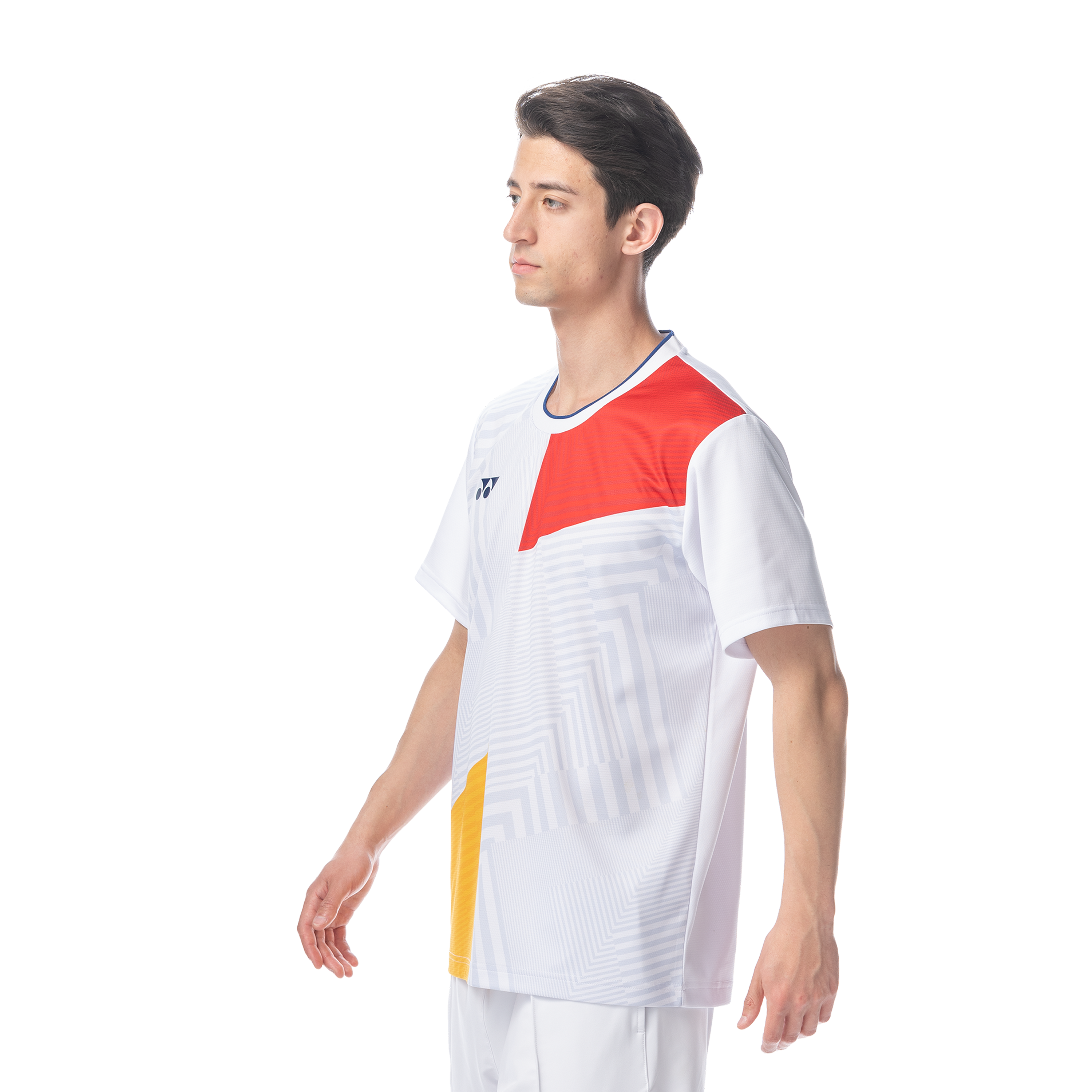Yonex Premium Badminton Shirt 10517 - Breathable White Sports T-Shirt for Men & Women | Perfect for Badminton, Tennis & Gym Workouts