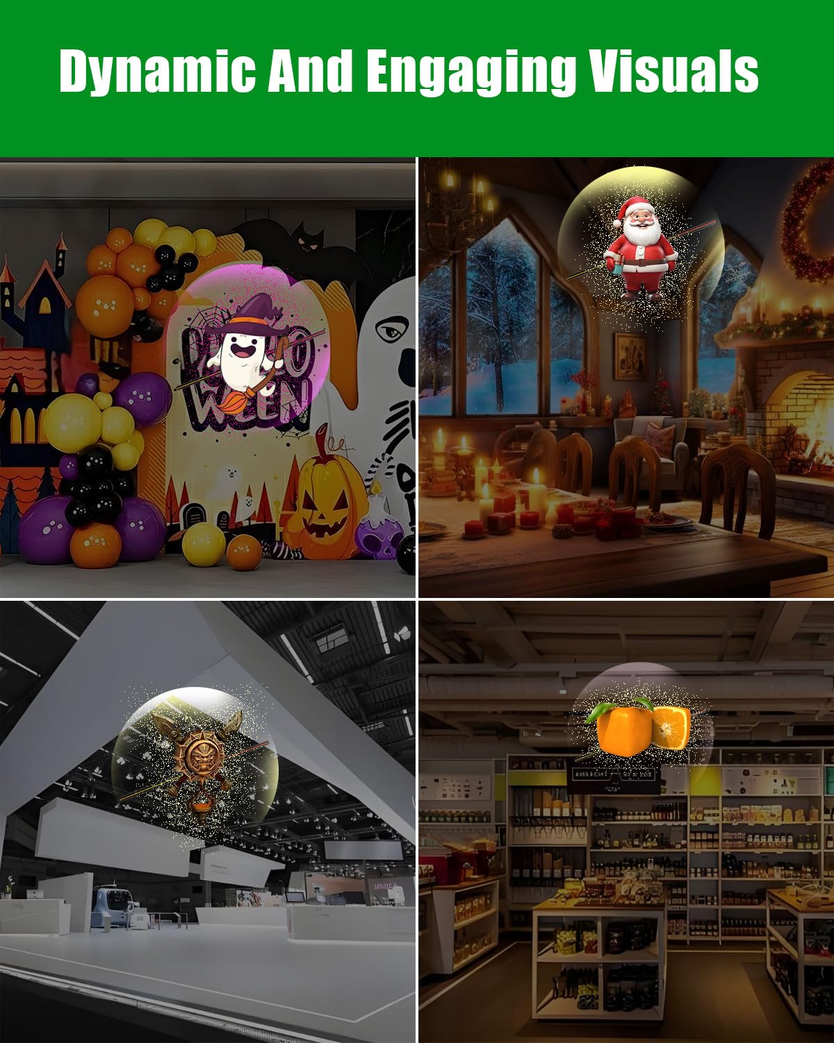 18.9-Inch 3D Hologram Fan Display Projector with WiFi & Bluetooth - HD LED Holographic Fan with 700 Videos & Remote Control - Perfect for Halloween Decorations, Party Displays, Advertising & Retail Visuals (48CM)