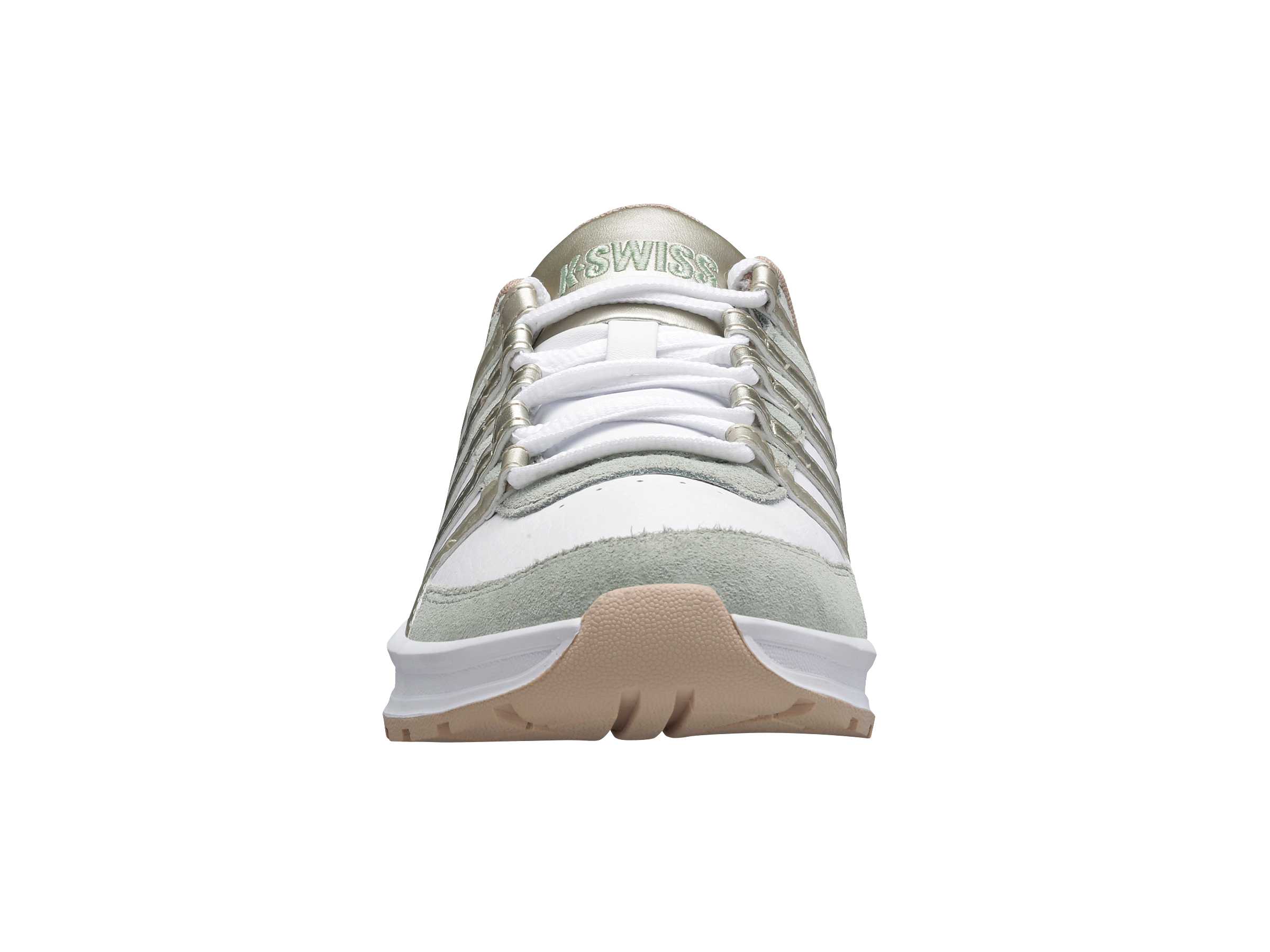 New Balance 97000 995 M Vista Trainer Running Shoes - White/Frosty Green/Champagne | Lightweight Cushioned Sneakers for Men | Perfect for Jogging, Gym Workouts & Casual Wear