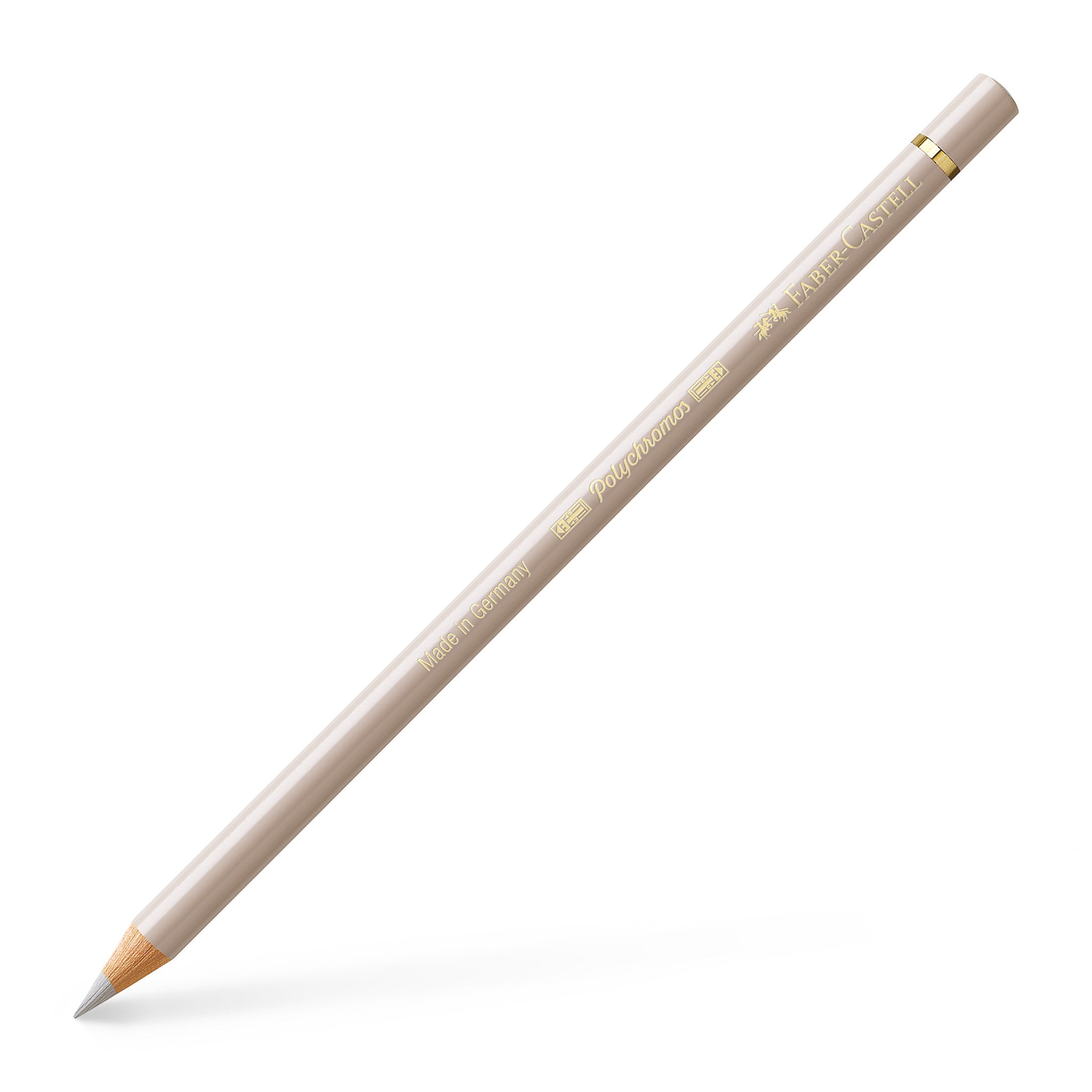Faber-Castell Polychromos Artists' Color Pencil #271 Warm Grey II - Professional Oil-Based Colored Pencils for Drawing, Sketching & Adult Coloring Books - Premium Art Supplies for Artists & Illustrators
