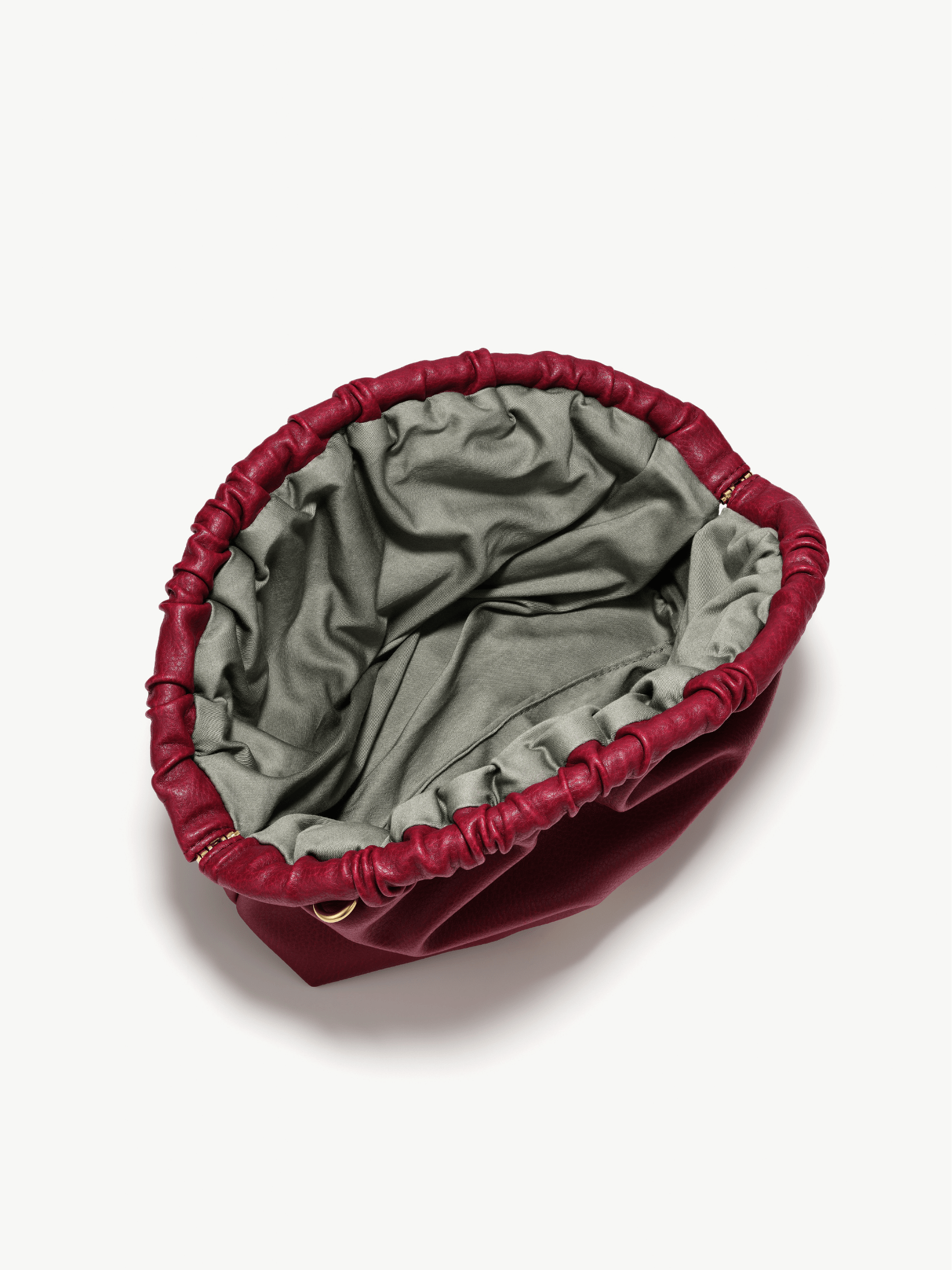 Norma Vegan Grape Leather Large Clutch Purse for Women - Burgundy Wine Color | Ethical Fashion Handbag for Evening Parties, Weddings & Special Occasions