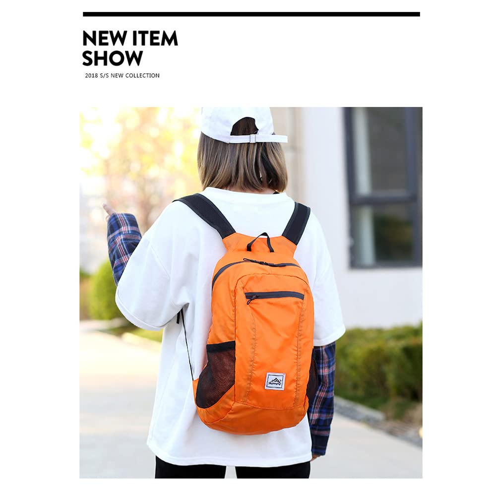 Ultralight Foldable Backpack - Portable Travel Hiking Pack for Women & Men | Water-Resistant Compact Daypack for Outdoor Adventures, Gym, Commuting & Airplane Carry-On