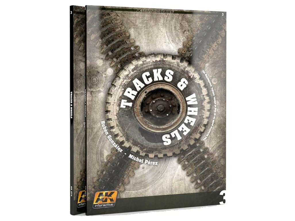 AK Learning 03 TRACKS & WHEELS - 84-Page English Model Guide Book (AK274) for Military Vehicle & Tank Scale Modeling Enthusiasts
