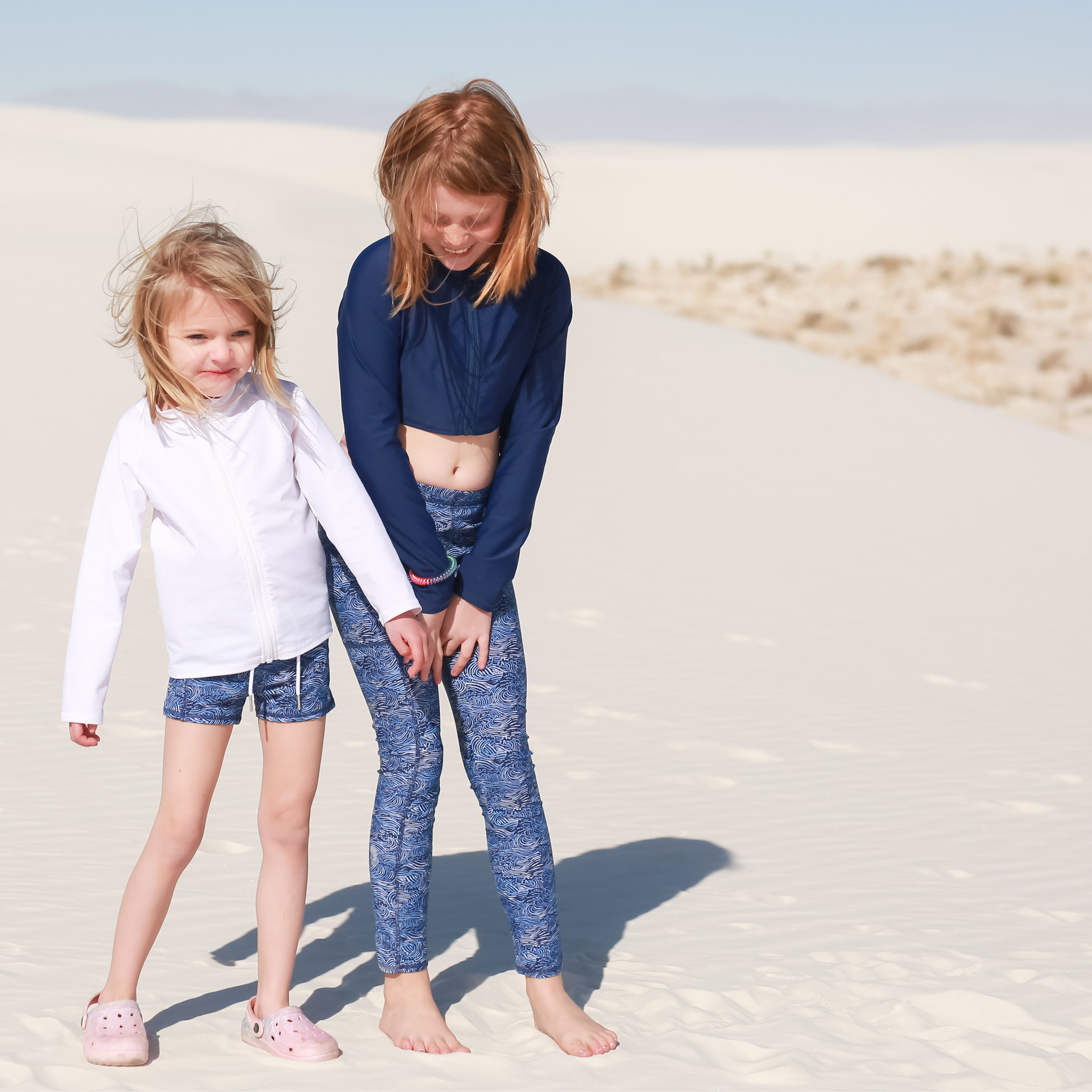 Kids Euro Swim Shorts - Quick Dry Swim Trunks for Boys & Girls | Ocean Breeze Design | Perfect for Beach, Pool & Summer Water Activities