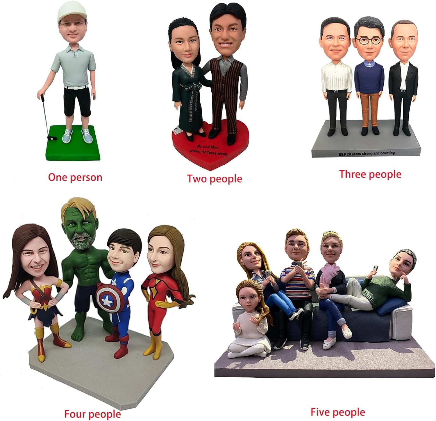Custom Bobblehead Dolls Drummers - Personalized Drumming Bobblehead Figurines - Unique Gift for Drummers, Birthday & Music Lovers | Perfect for Band Memorabilia, Office Decor & Music Enthusiast Collections