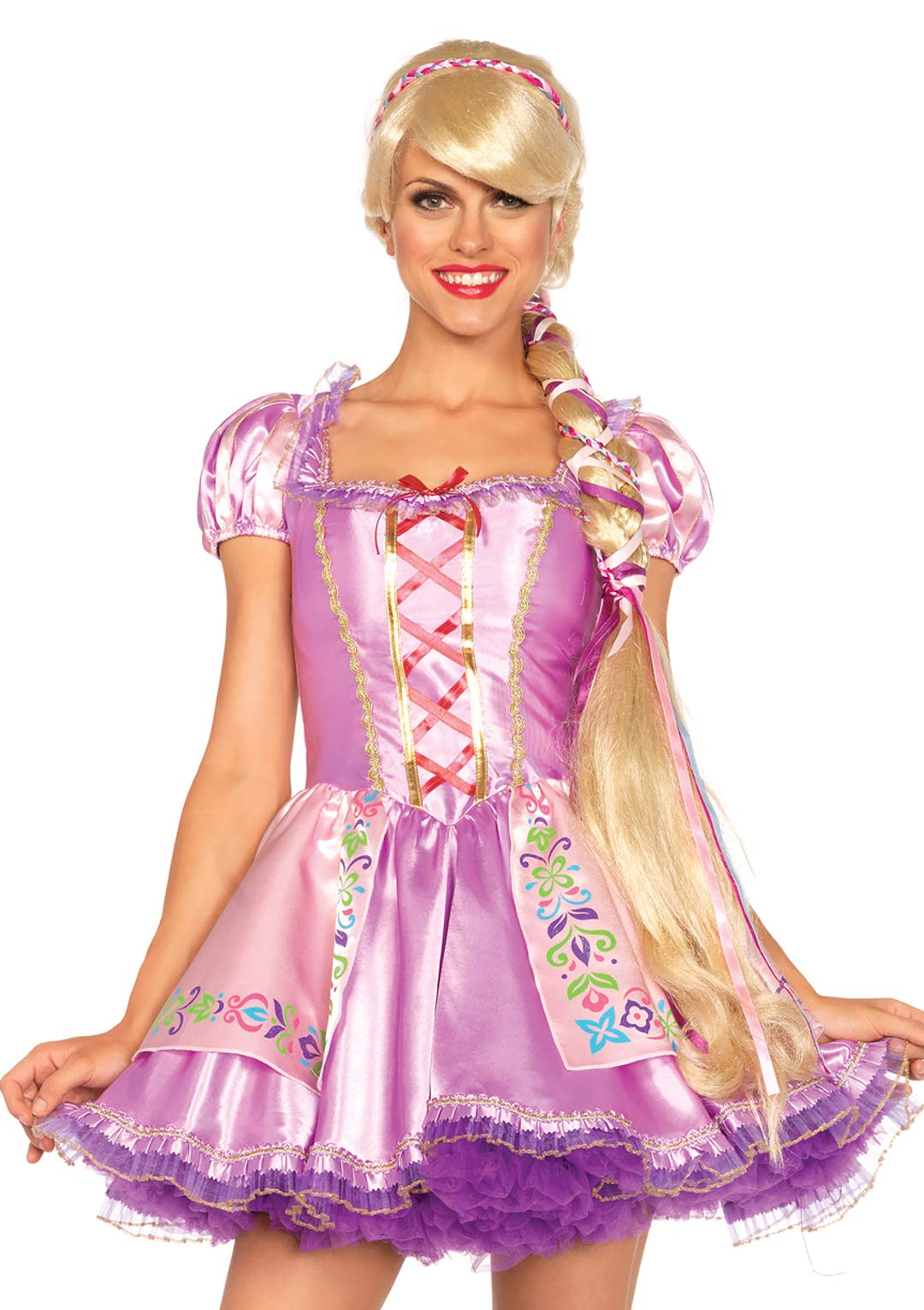 Leg Avenue Women's Princess Wig - Long Blonde Synthetic Costume Hair Accessory for Cosplay, Halloween, and Parties