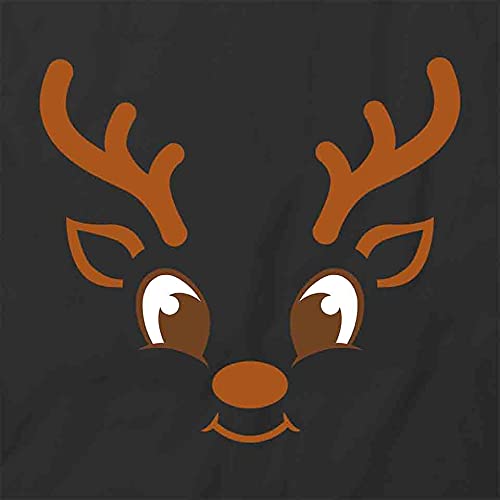 Reindeer Graphic T-Shirt for Men & Women - Soft Cotton Printed Tee with Festive Holiday Design | Perfect for Christmas Parties, Winter Outfits & Casual Wear