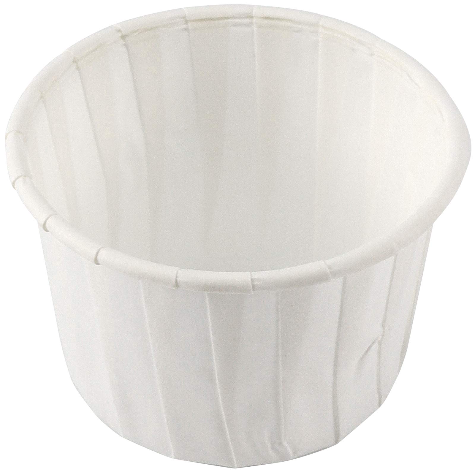 800 Pack 2 oz White Food Grade Paper Souffle Cups - Disposable Treated Portion Cups for Condiments, Popcorn, Candies, Samples & Measuring | Perfect for Parties, Catering, Restaurants & Home Use