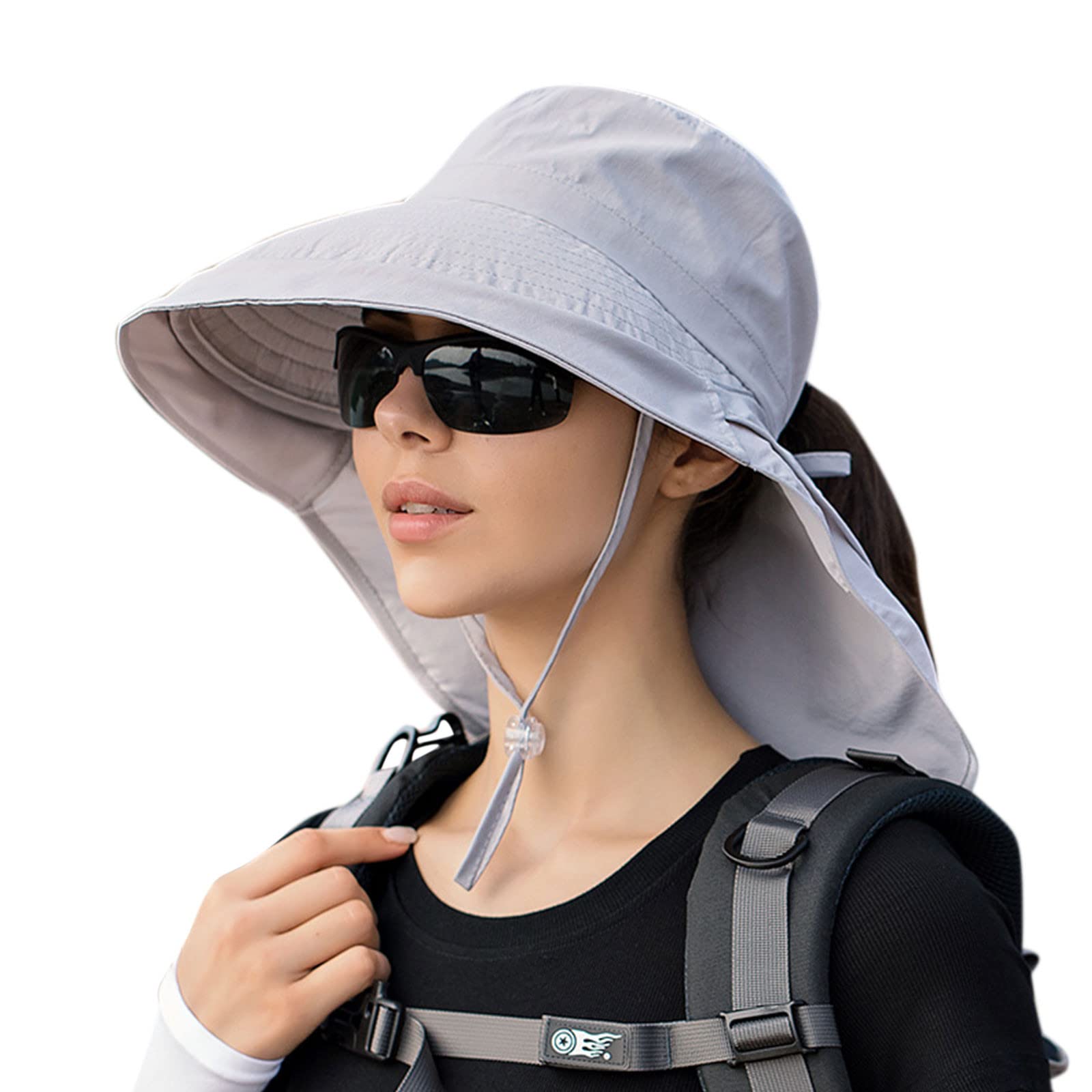 Best Women's Outdoor Sports Sun Hats - UPF 50+ UV Protection Wide Brim Hat for Hiking, Running, Beach & Gardening - Lightweight & Breathable Summer Sun Hat