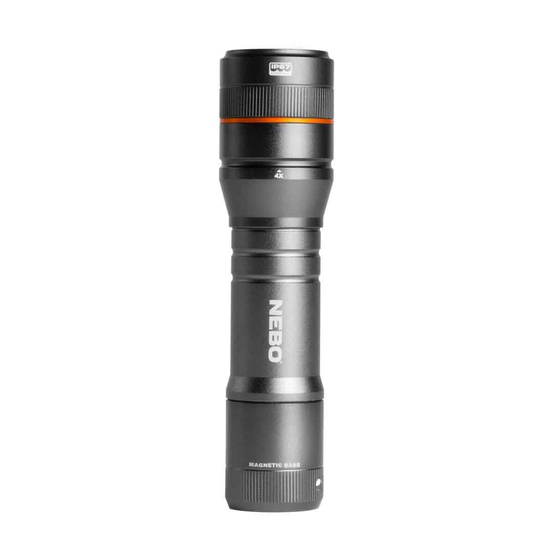 Nebo Newton 500 Lumen Waterproof LED Flashlight - Bright, Durable Light for Camping, Hiking & Emergency Use