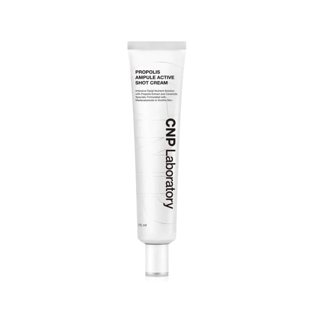 CNP Laboratory Propolis Ampule Active Shot Cream 75ml - Hydrating & Anti-Aging Face Moisturizer for Glowing Skin | Perfect for Daily Skincare Routine & Night Care