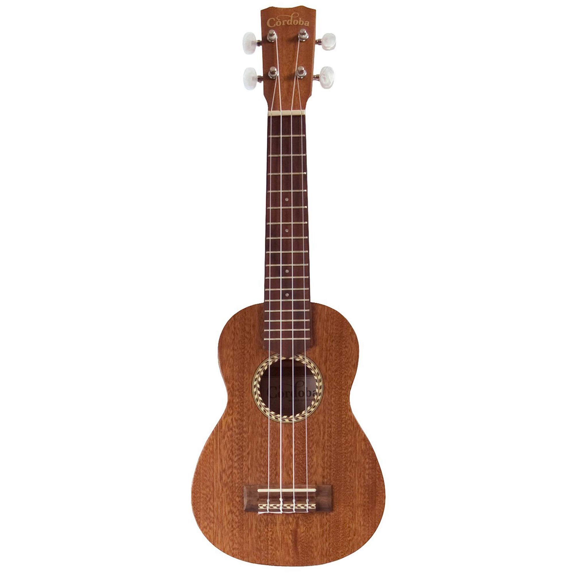 Cordoba 15SM Soprano Ukulele Mahogany Bundle with Gig Bag - Perfect for Beginners, Travel & Live Performances
