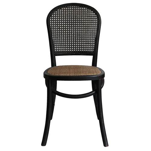 Modern Drew Dining Chair in Black - Stylish & Comfortable Seating for Kitchen, Dining Room, and Office - Perfect for Home & Restaurant Use