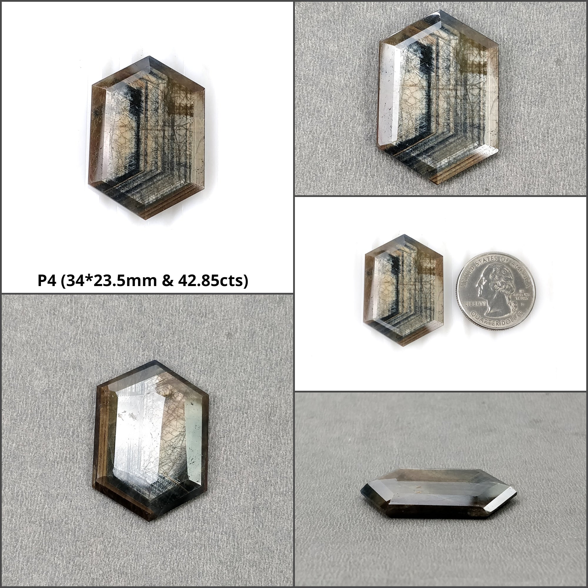 Natural Untreated Golden Brown Chocolate Blue Sheen Sapphire Gemstone - Marquise Hexagon Cut for Jewelry Making, Engagement Rings & Unique Gifts