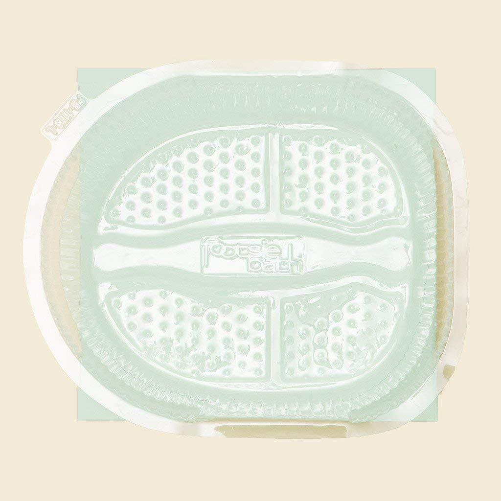 Relaxing Footsie Footbath Spa Tub Liners - 100 Count (Bulk Case) or 10 Pack - Disposable Foot Soak Liners for Pedicures, Spa Treatments & At-Home Foot Care