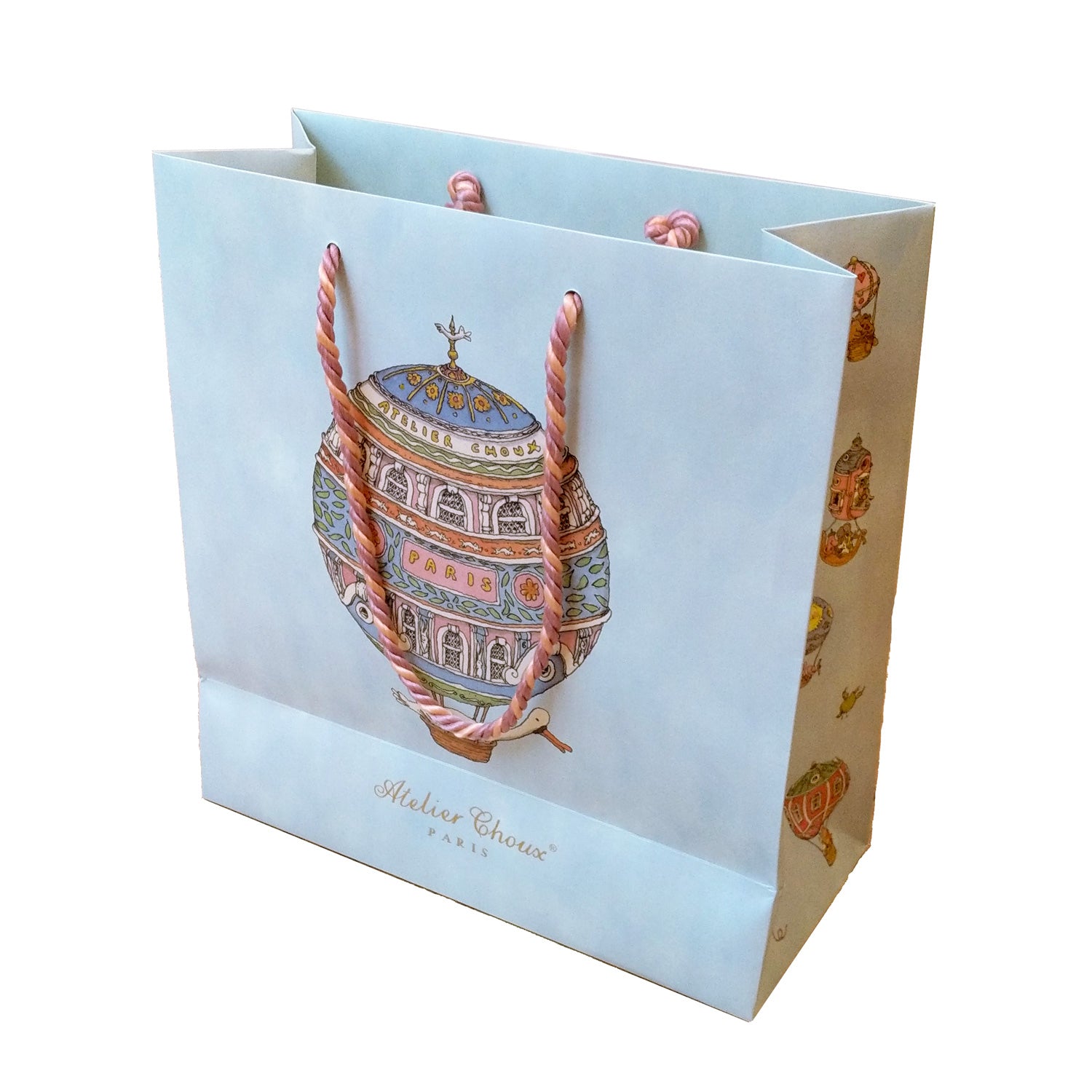 Atelier Choux Premium Cotton Shopping Bag - Stylish & Reusable Grocery Tote for Women - Perfect for Grocery Shopping, Beach Trips & Farmers Market