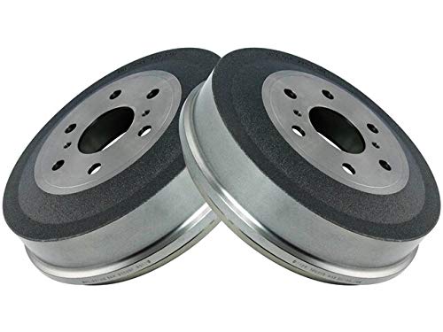 Rear Brake Drum Set 2-Piece Kit for 2009-2013 Chevy Silverado 1500 - Heavy-Duty Replacement for Smooth Braking Performance | Ideal for Off-Roading, Towing & Daily Commuting