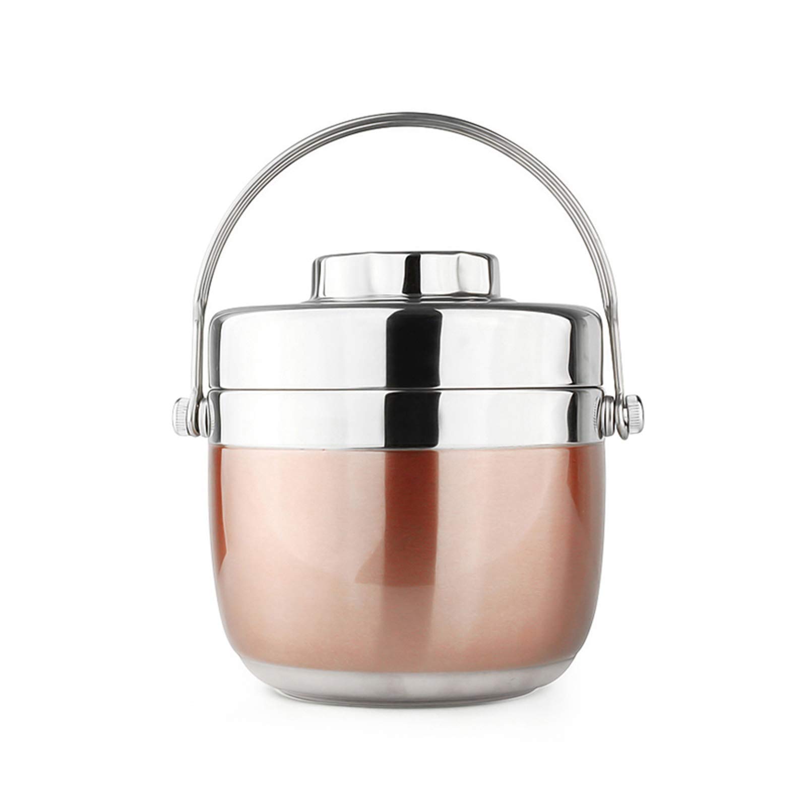 YUMEIGE Stainless Steel Insulated Lunch Box - Double Layer Thermal Food Container with Separate Compartments for Meals & Soup | Leakproof & Heat Preservation | Perfect for Students, Office Workers & Outdoor Activities