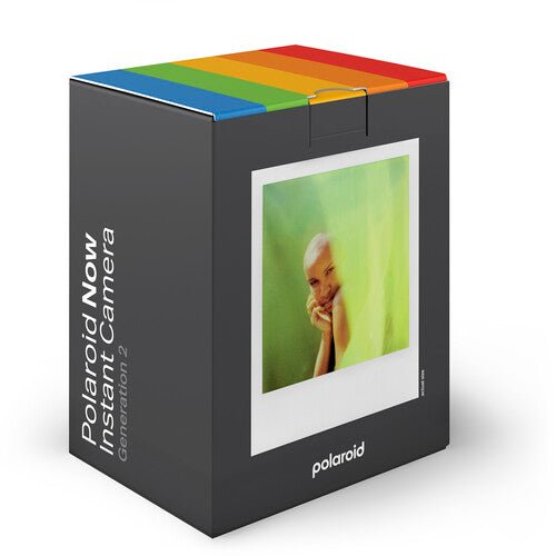 Polaroid Now Generation 2 i-Type Instant Camera (Black) - Vintage Style Instant Film Camera for Travel, Parties & Home Decor