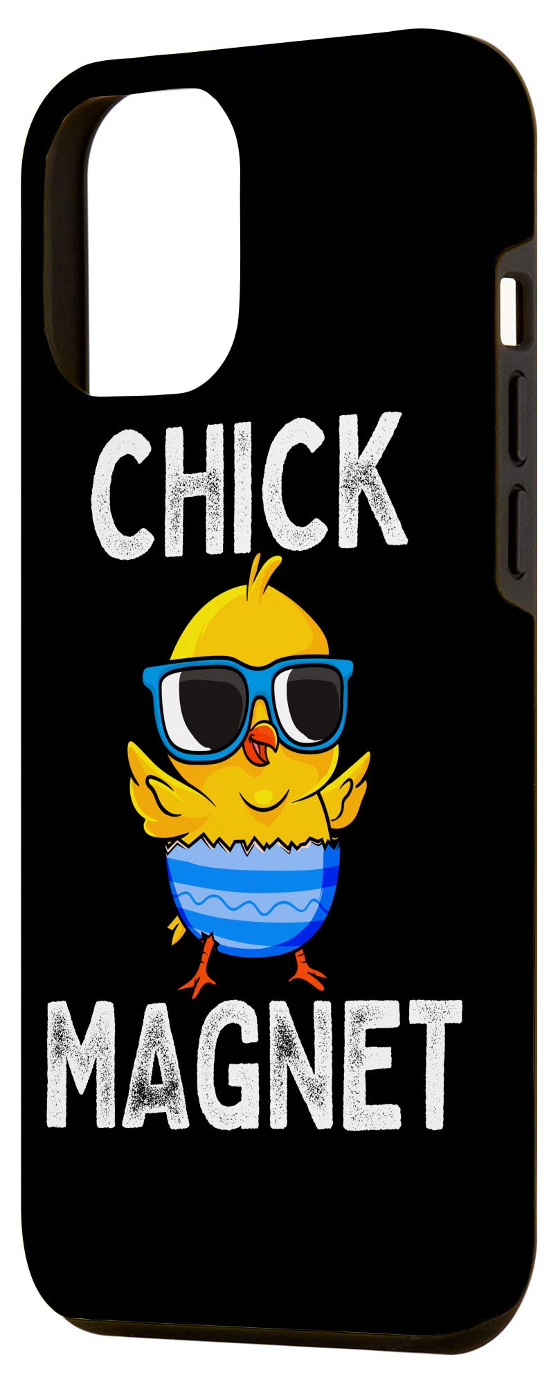 iPhone 12 Pro Max Case - Funny Easter Chicken Design for Kids & Boys - Cute Baby Chick Magnet Phone Cover - Perfect Gift for Animal Lovers & Easter Celebrations