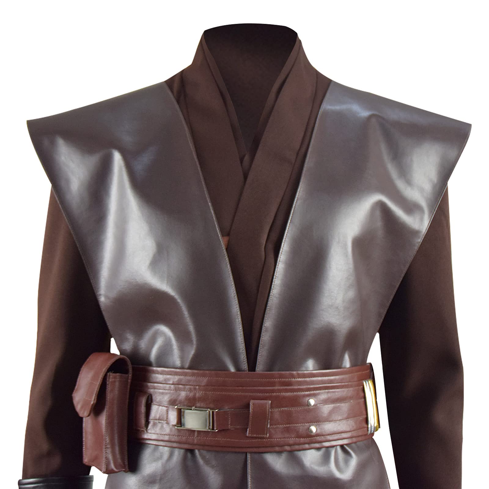 Anakin Skywalker Costume for Men & Women - Jedi Knight Tunic, Vest, Shirt & Pants Set | Halloween Cosplay, Star Wars Party Outfit, Jedi Costume for Conventions & Themed Events