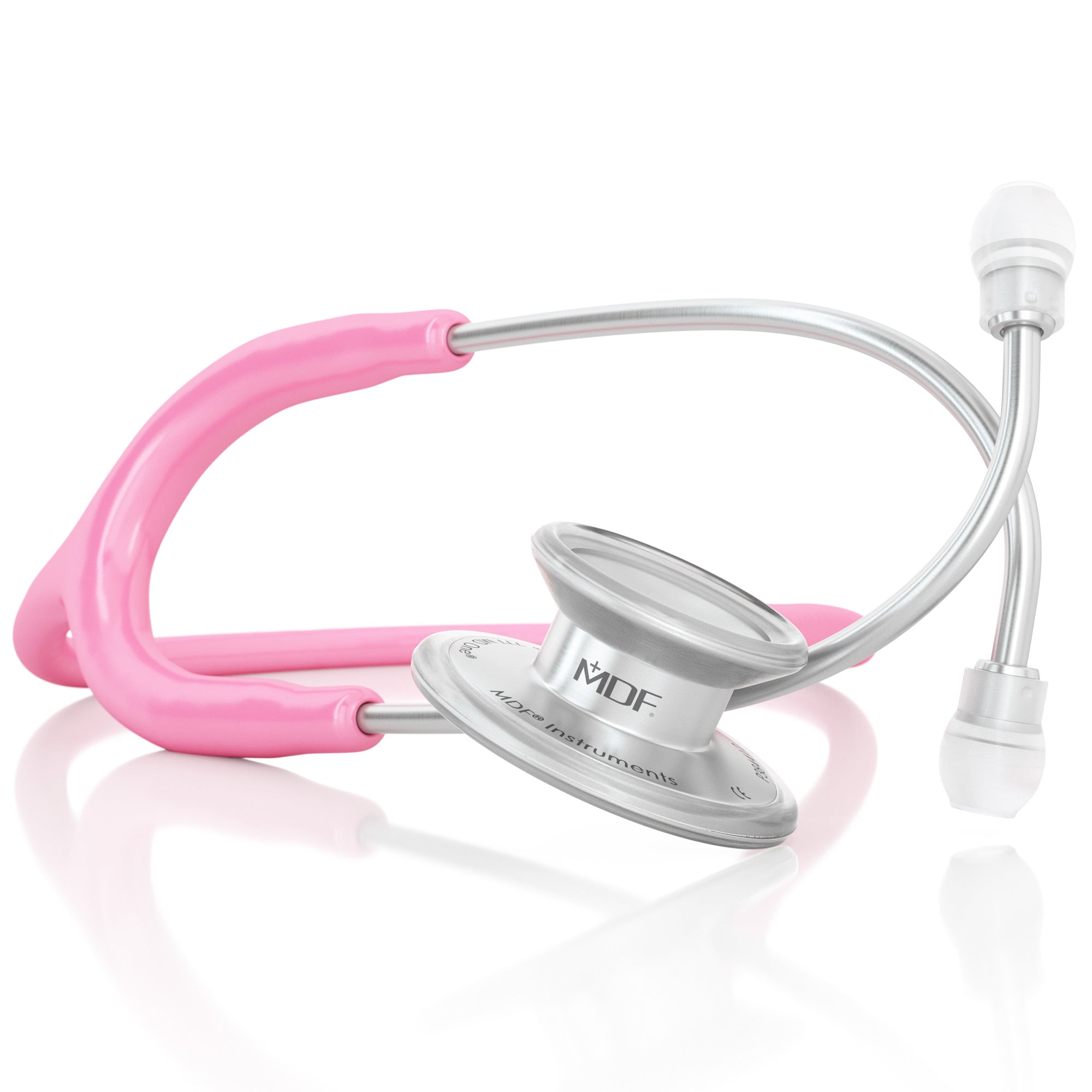 MD One® Adult Stethoscope - Professional Dual Head Stethoscope for Nurses & Doctors, Lightweight & High Acoustic Sensitivity, Pink - Perfect for Medical Exams, Clinics & Home Health Monitoring